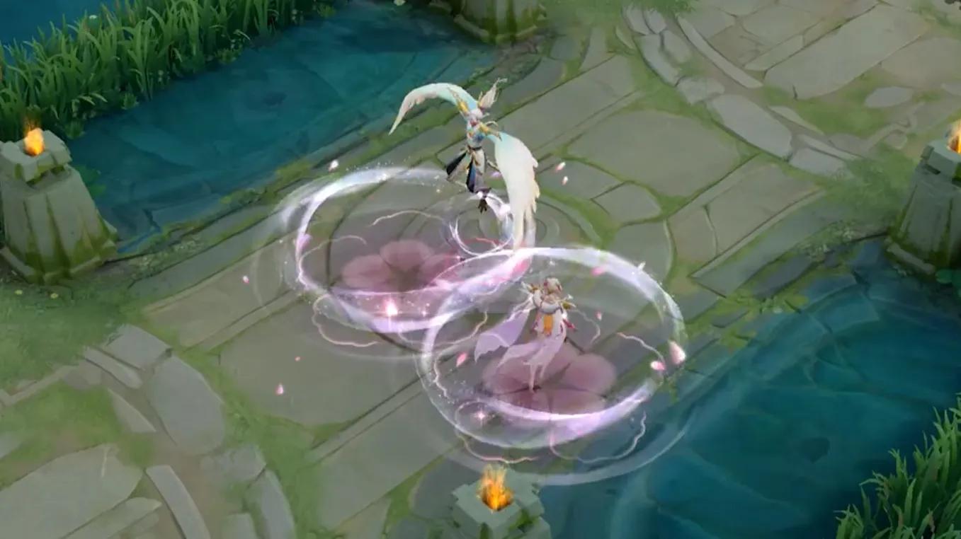 嫦娥6元皮膚拒霜思特效公開，粉色少女心爆棚，這誰能拒絕購買