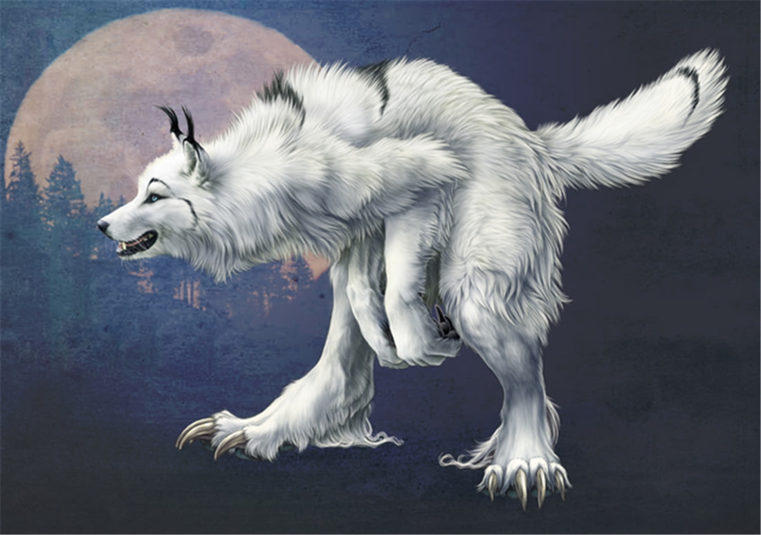 長白山多次出現(xiàn)“狽”，最早記載于西漢，奔跑時前腿搭在狼身上